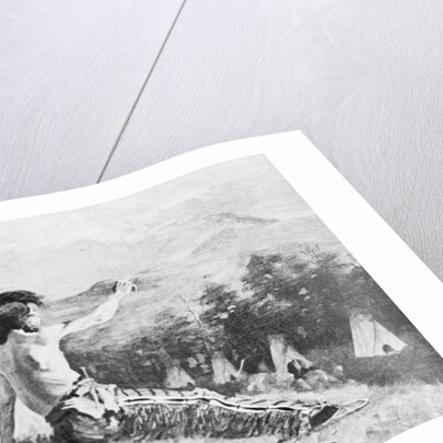 Illustration of Hiawatha with Companion by Anonymous