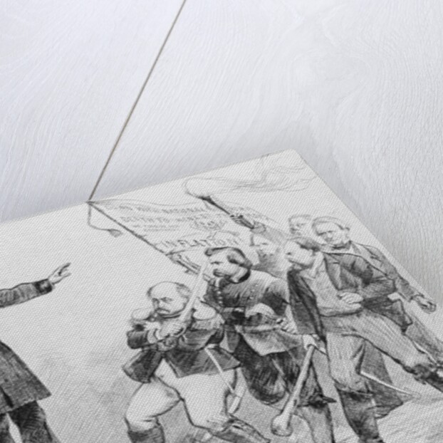 Ulysses Grant Vetoing Congress Bill by Anonymous
