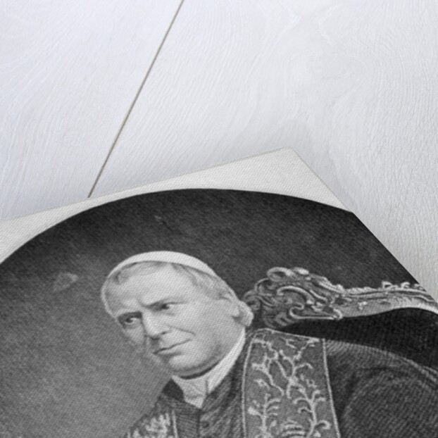 Portrait of Pope Pius IX Sitting in Chair by Anonymous