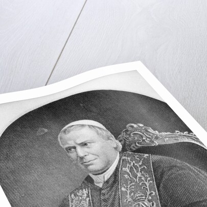 Portrait of Pope Pius IX Sitting in Chair by Anonymous