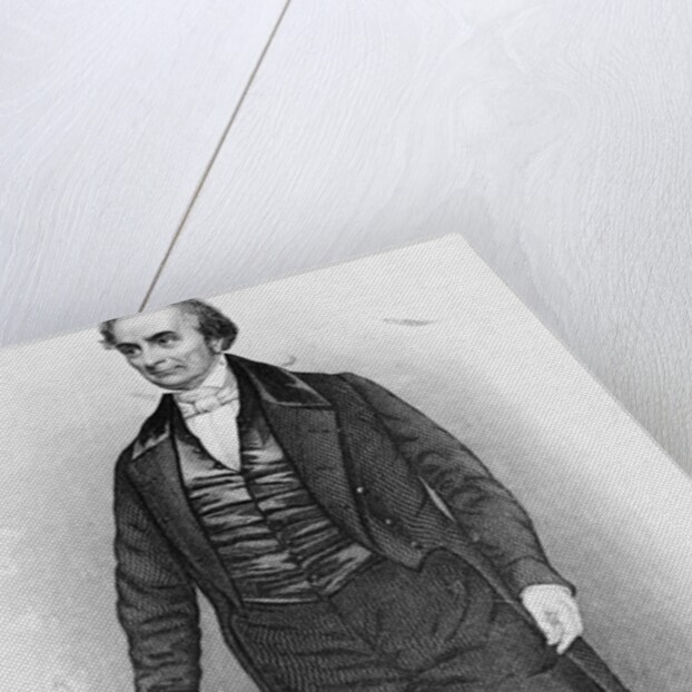 Steel Engraving Portrait of Daniel Webster by Anonymous