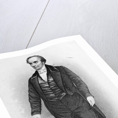 Steel Engraving Portrait of Daniel Webster by Anonymous