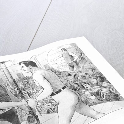 Champion and Ex-Champion Cheered Print by Anonymous