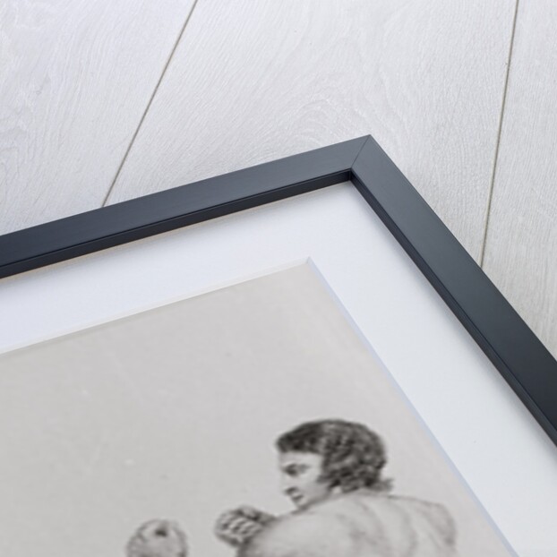 Print of Richard Humphreys and Daniel Mendoza Boxing by Anonymous