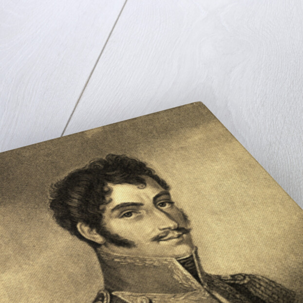 Detail from Portrait of Simon Bolivar by M.N. Bate