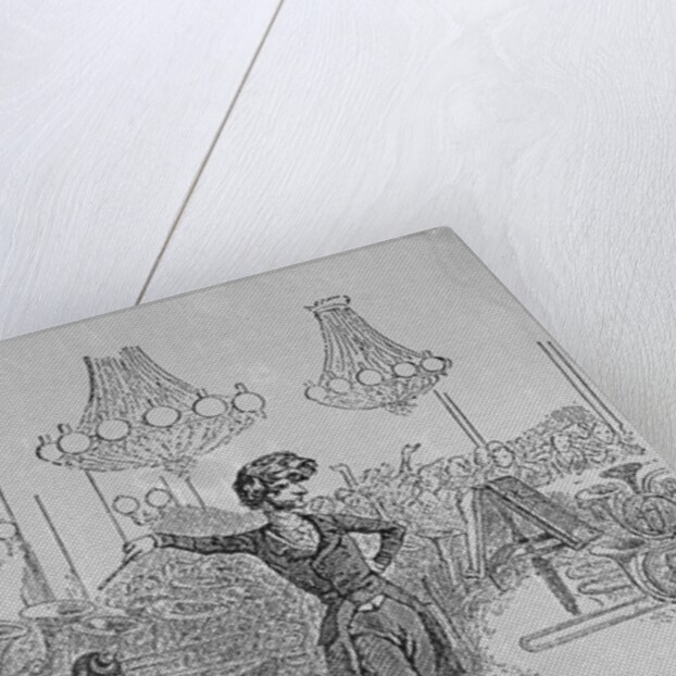Caricature Ridiculing Overcoloristic Orchestration by Berlioz