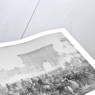 Napoleon and French Army Entering Milan by Anonymous