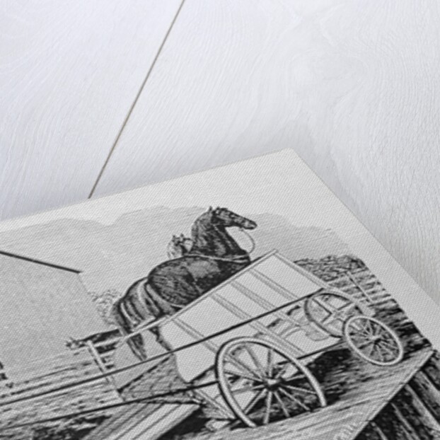 Illustration of Threshing Machinery by Anonymous