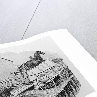 Illustration of Threshing Machinery by Anonymous