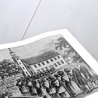 Illustration of a Procession Entering a Church by Anonymous