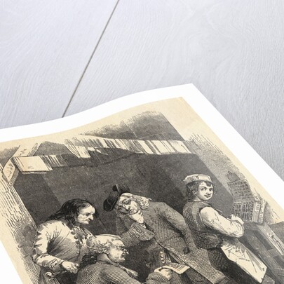 Illustration of Benjamin Franklin as a Young Printer by Anonymous