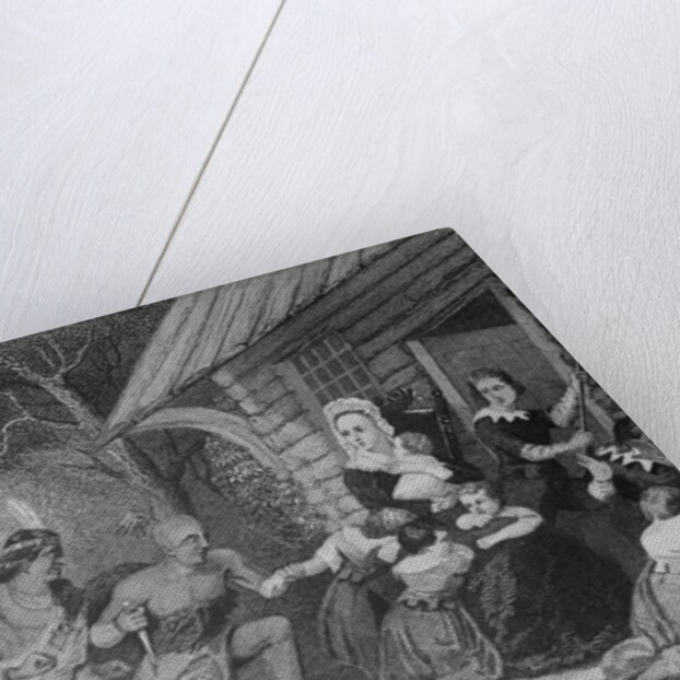 Indians Attacking Pioneer Block House by Anonymous