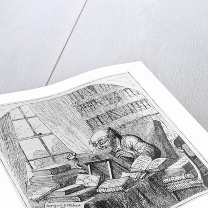 Bibliomaniac by George Cruickshank