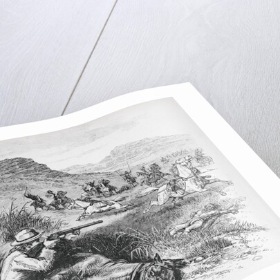 Scout of General Custer Being Surrounded by Indians by Anonymous