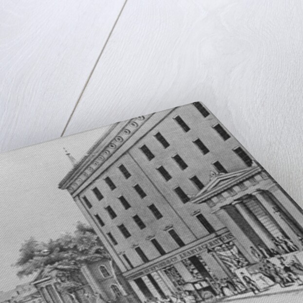 View of Astor House Entrance by Anonymous