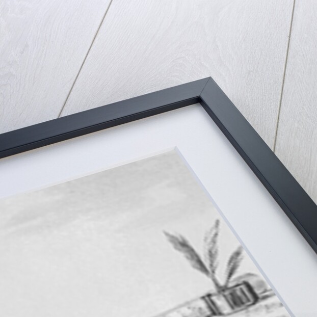 Wolfgang Amadeus Mozart Composing on Clavichord by Anonymous