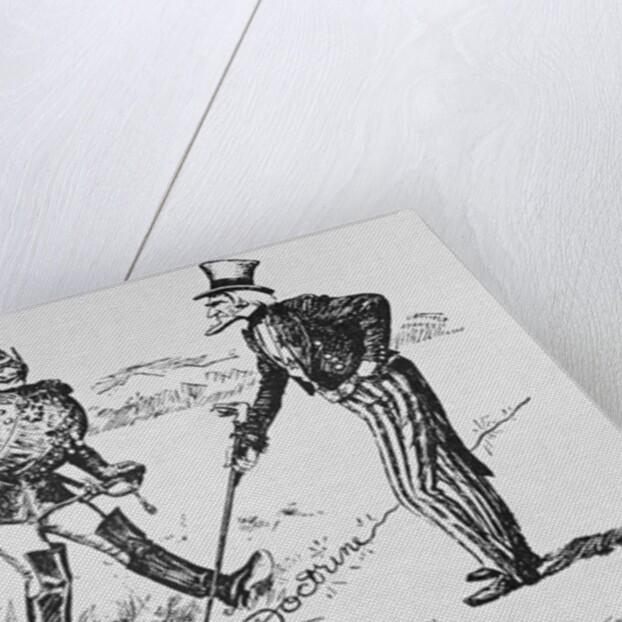 Cartoon Pertaining to Monroe Doctrine by Anonymous
