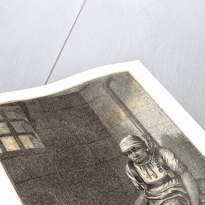 View of Norris in His Cell Engraving by Anonymous