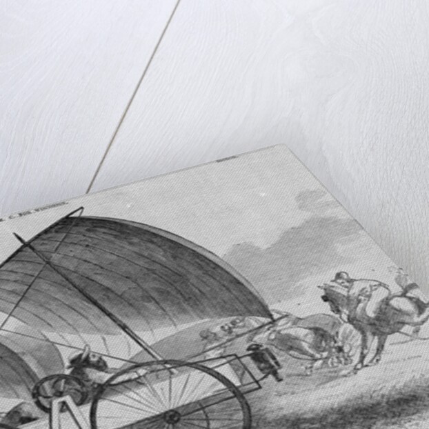 Illustration of Windship Wagon by Anonymous