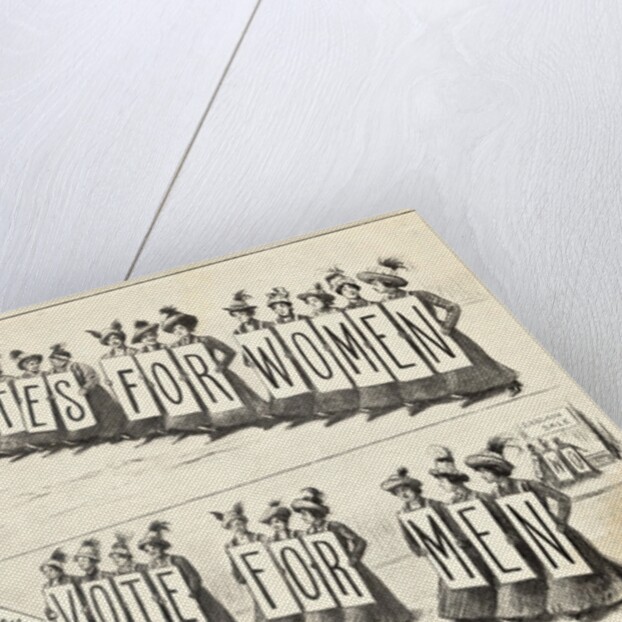 Cartoon of Woman's Suffrage by Anonymous
