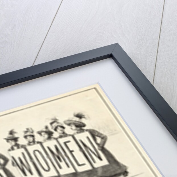 Cartoon of Woman's Suffrage by Anonymous