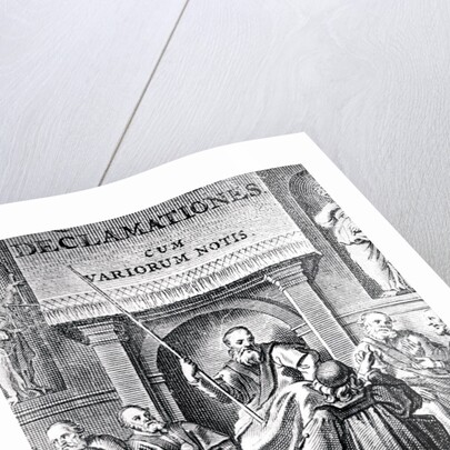 Title Page of Declamationes by Quintilian