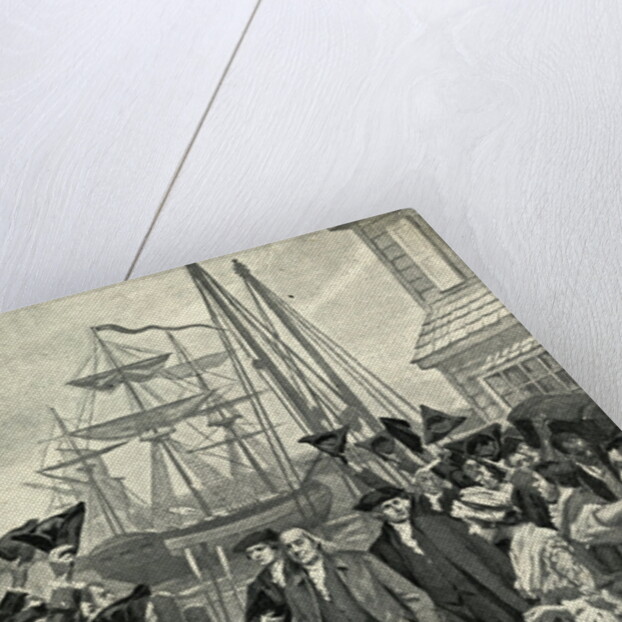 Illustration of Benjamin Franklin's Return to Philadelphia by Benjamin West Clinedinst