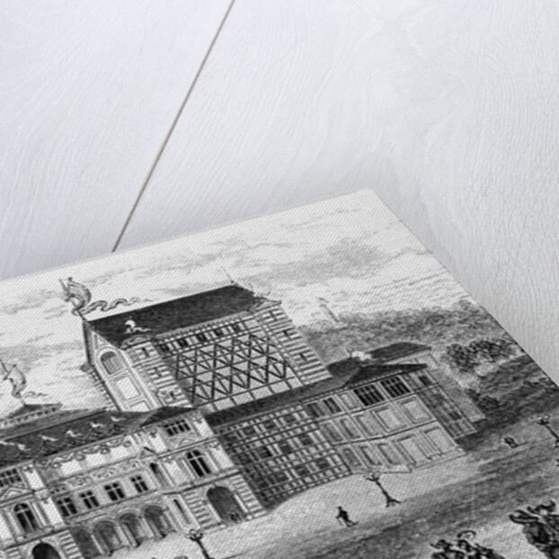 Illustration of the Festspielhaus in Bayreuth by Anonymous