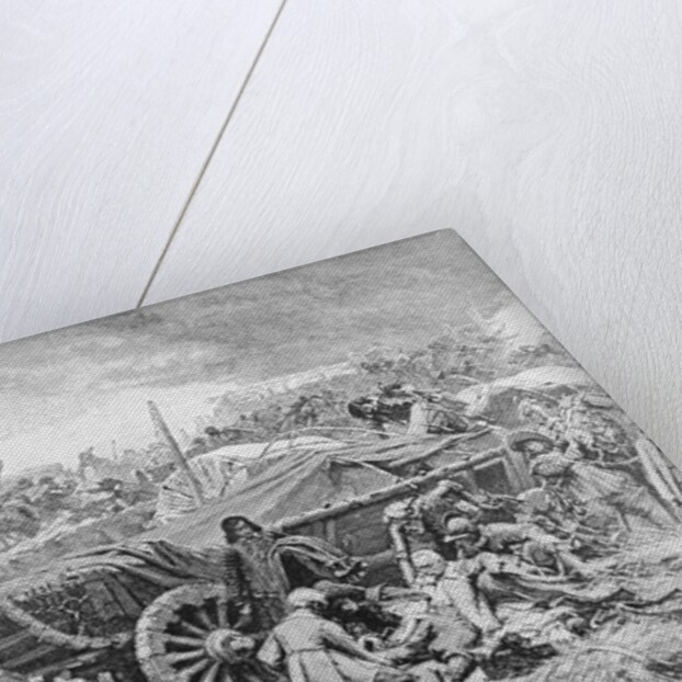 Print of an Army Camp During the Thirty Years War by Anonymous