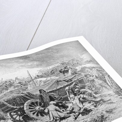 Print of an Army Camp During the Thirty Years War by Anonymous