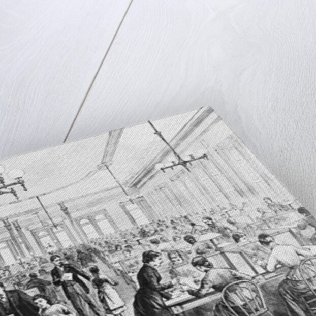Illustration of the Western Union Telegraph Co. in 1881 by Anonymous
