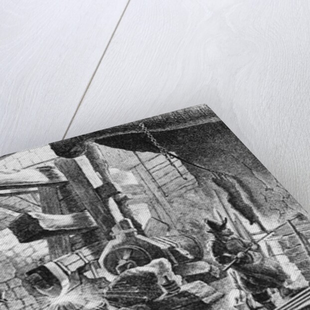 Interior of an Iron and hammer by Anonymous