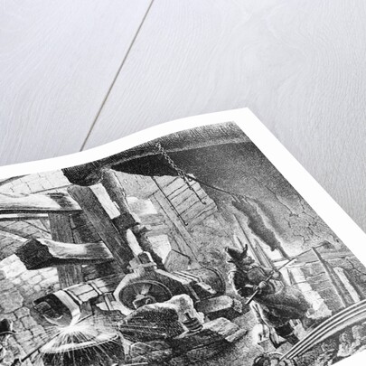 Interior of an Iron and hammer by Anonymous
