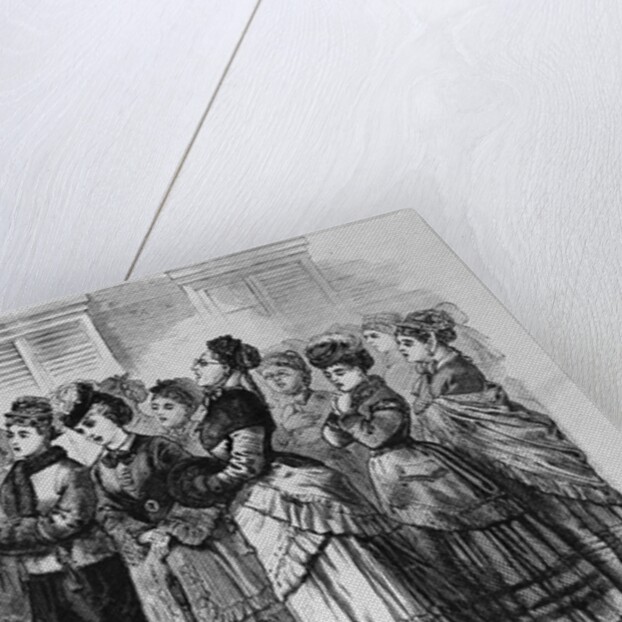 Women Chanting for Temperence Movement by Anonymous