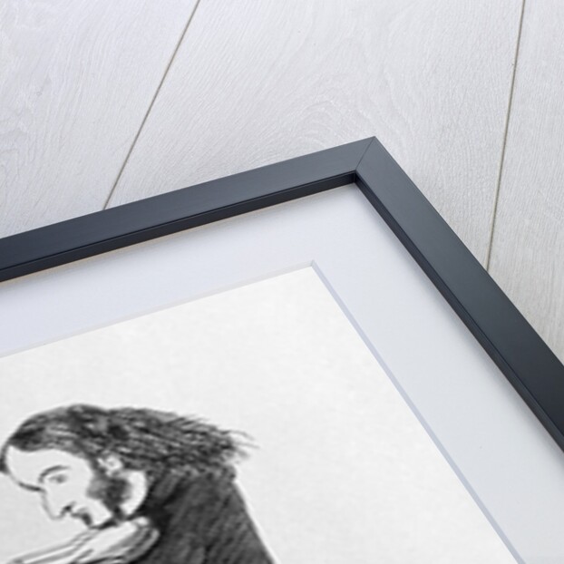 Nicolo Paganini Playing Violin by Anonymous