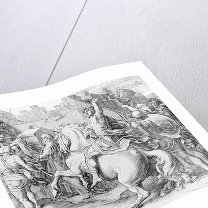 A. Stohuber - Joshua Riding on His Horse by Anonymous