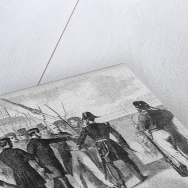 Mason and Slidell Removed from the Trent Lithograph by Anonymous