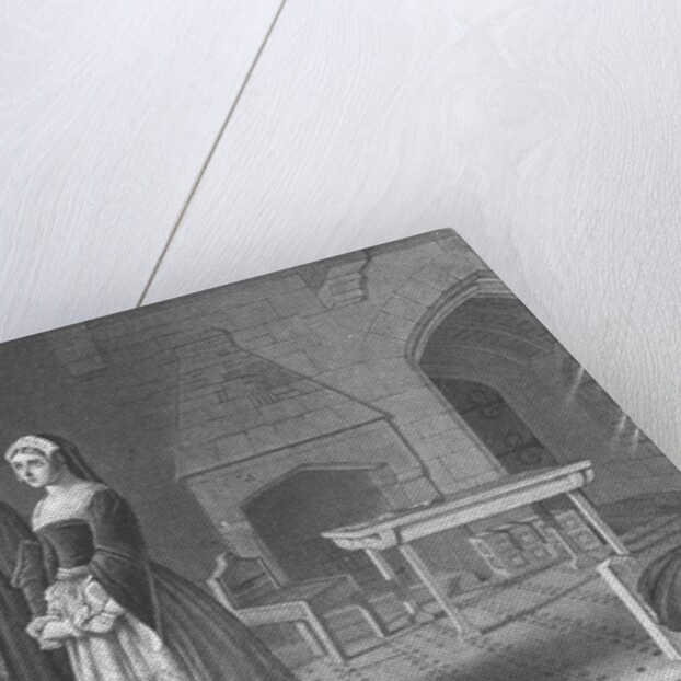Sir Thomas More and Daughter Gazing out of Window by Anonymous