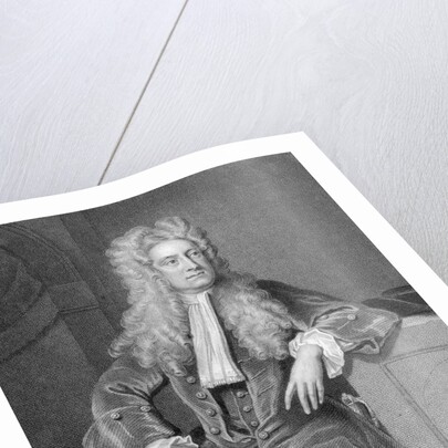Engraved Portrait of Sir Isaac Newton by Anonymous