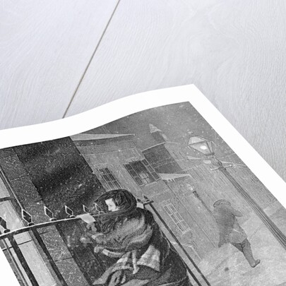Women Peering Inside Window by Anonymous
