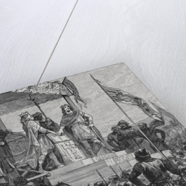 Illustration of the Strasburg Oaths by Anonymous