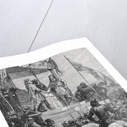 Illustration of the Strasburg Oaths by Anonymous