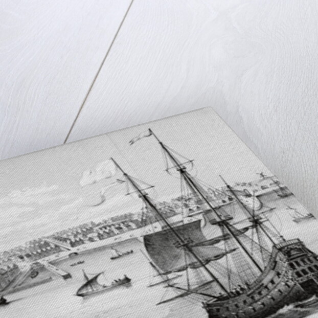 New Amsterdam, a Small City on Manhattan Island Lithograph by Anonymous