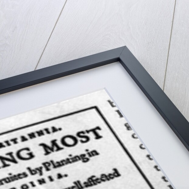 Advertisement Seeking Colonists for Virginia by Anonymous