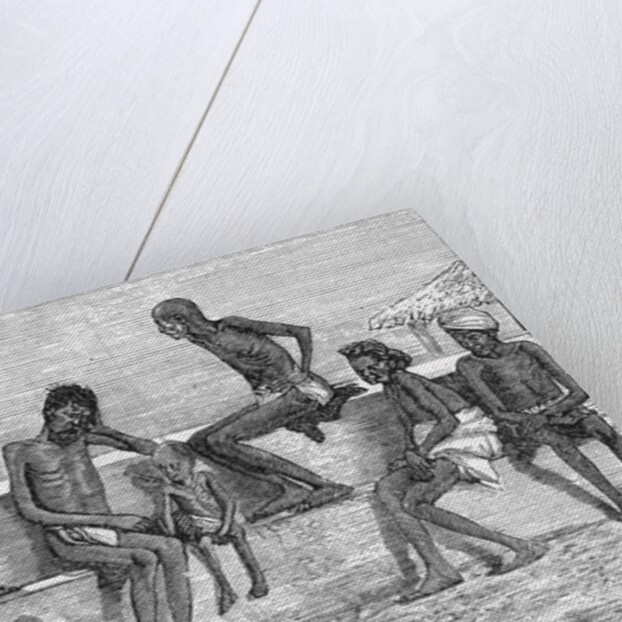 Native People of India Starving on the Street by Anonymous