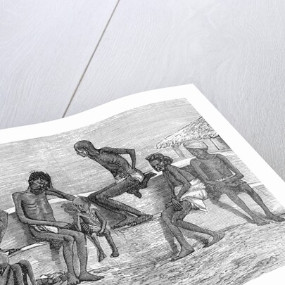 Native People of India Starving on the Street by Anonymous