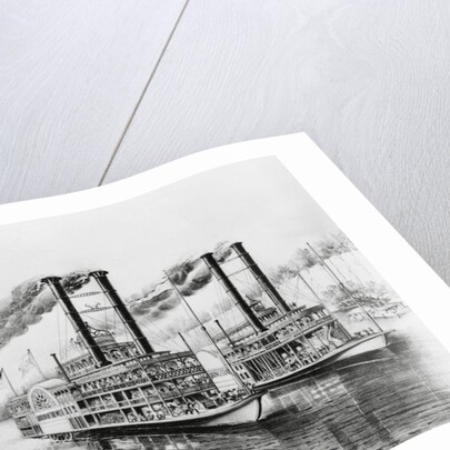 Steamboat Race by Anonymous