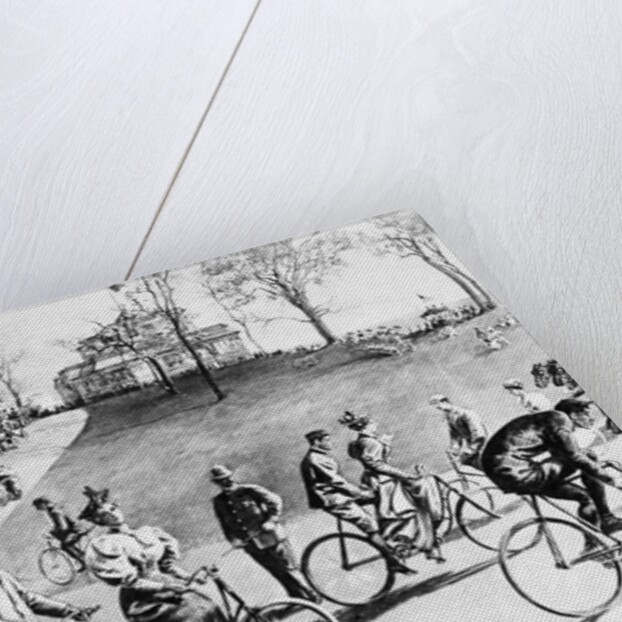 Biking on Riverside Drive by Anonymous