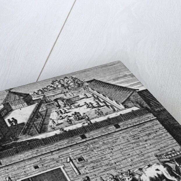 Workers at an Early British Factory of India by Anonymous