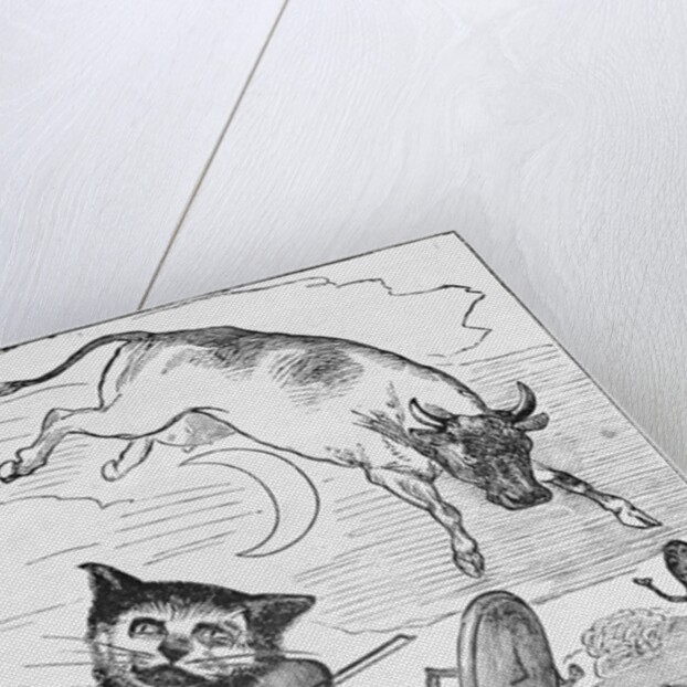 Illustration for Mother Goose Nursery Rhyme by Anonymous